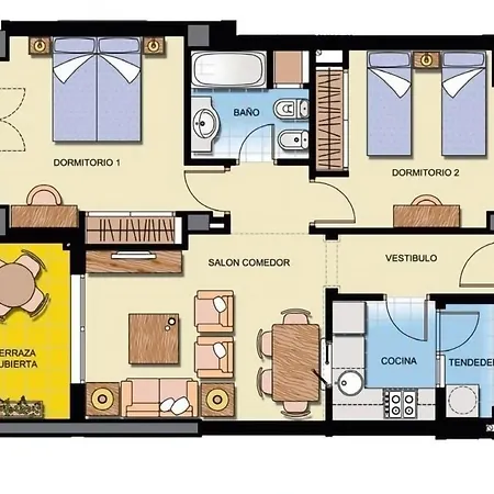 Apartment Playa Y Golf, 1ª Linea De Playa